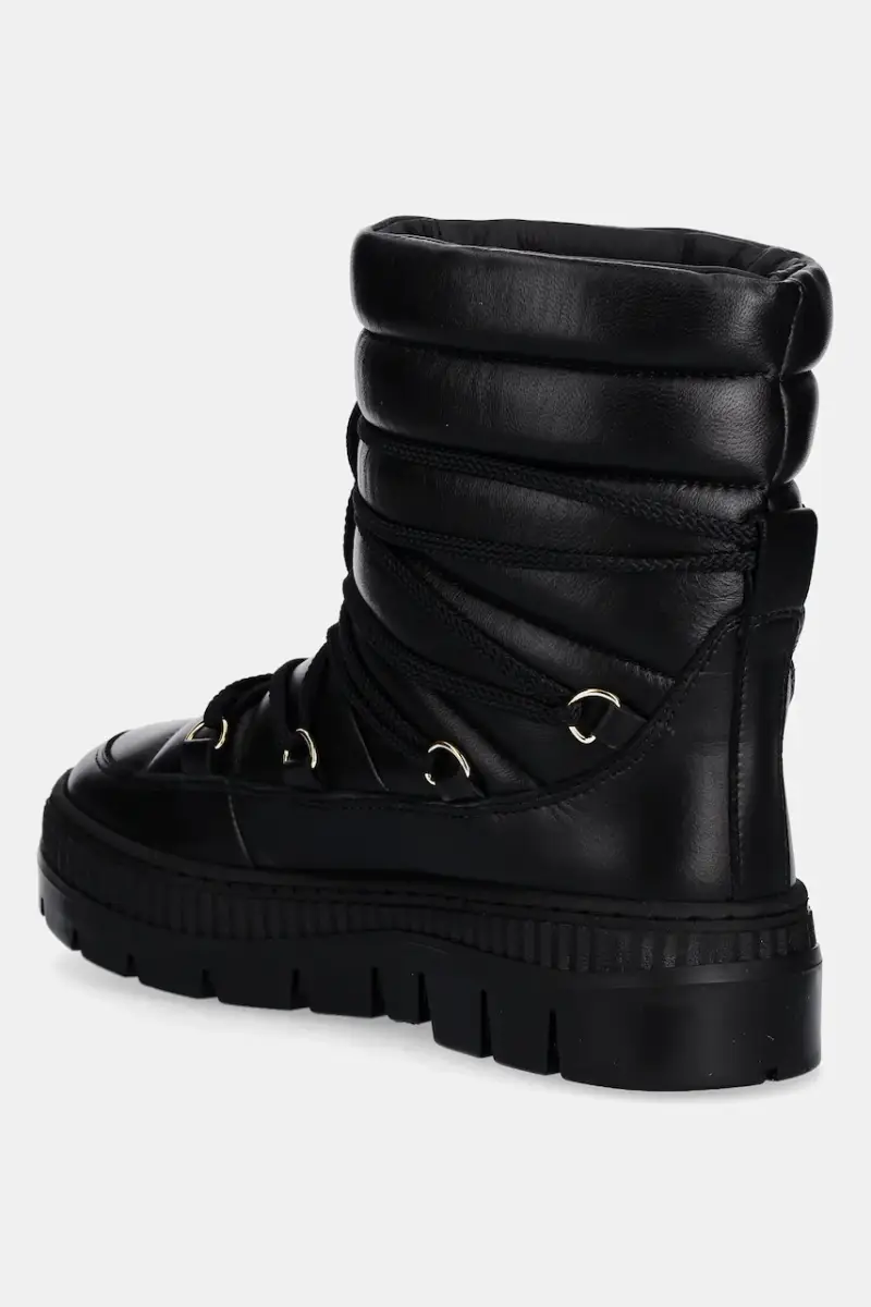 stivali da neve in pelle colore nero SA24225G0NTE100A miniatura 3