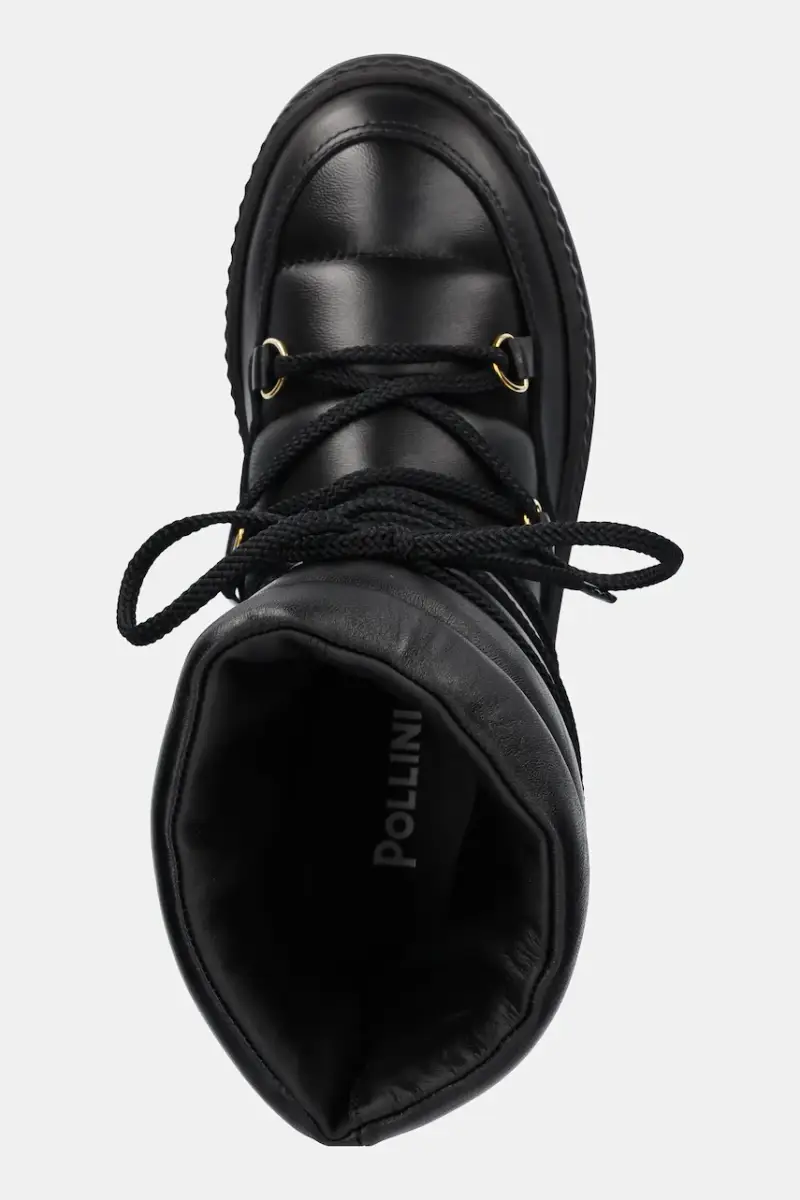 stivali da neve in pelle colore nero SA24225G0NTE100A miniatura 4