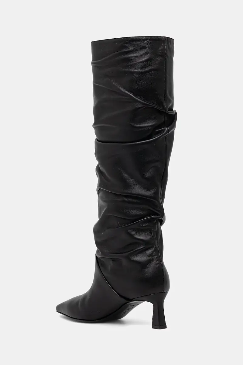 stivali in pelle colore nero SA26115M0NTE0000 miniatura 3