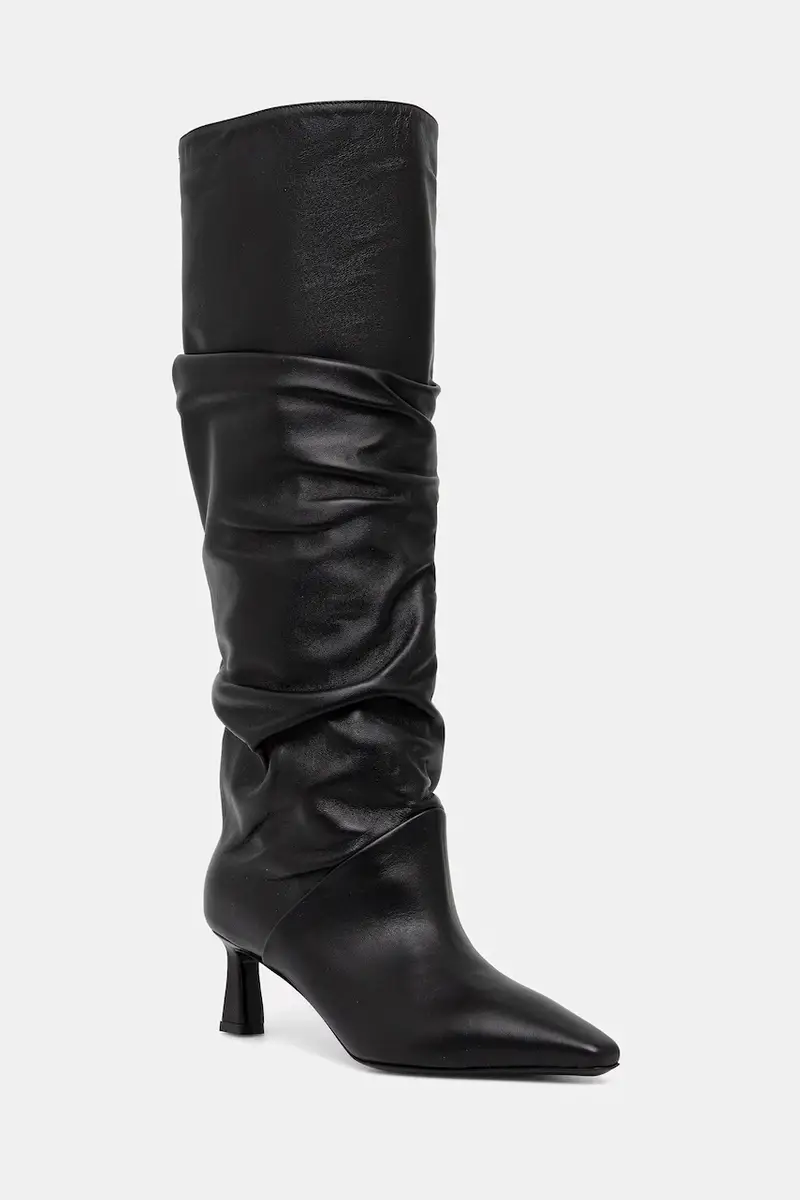 stivali in pelle colore nero SA26115M0NTE0000