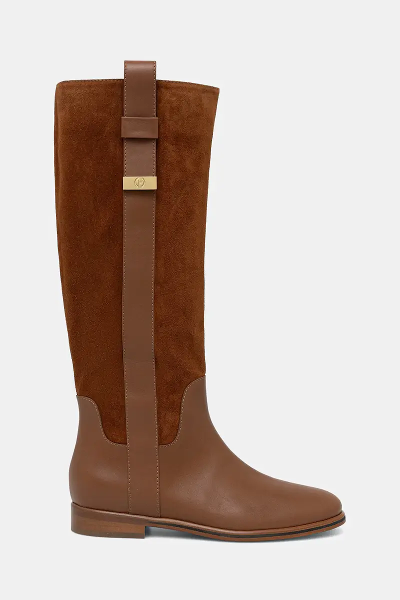 stivali in pelle donna colore marrone PA26013C0NPA220A miniatura 2