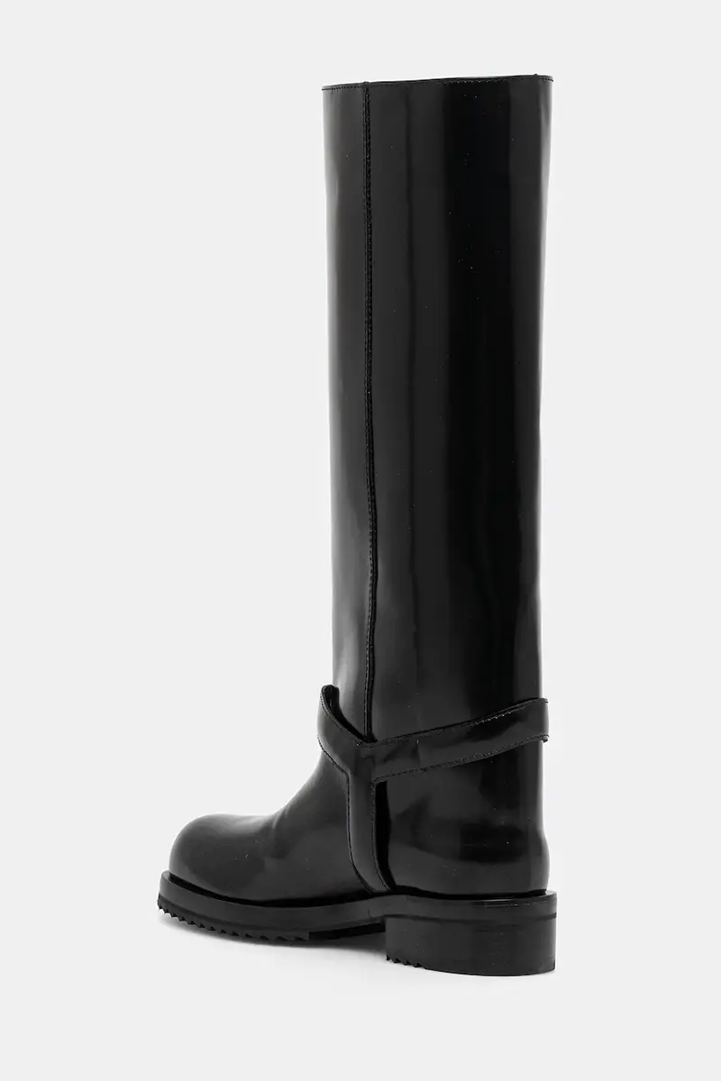 stivali in pelle donna colore nero PA26154G0NPC0000 miniatura 3