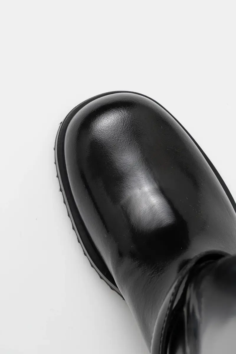 stivali in pelle donna colore nero PA26154G0NPC0000 miniatura 5