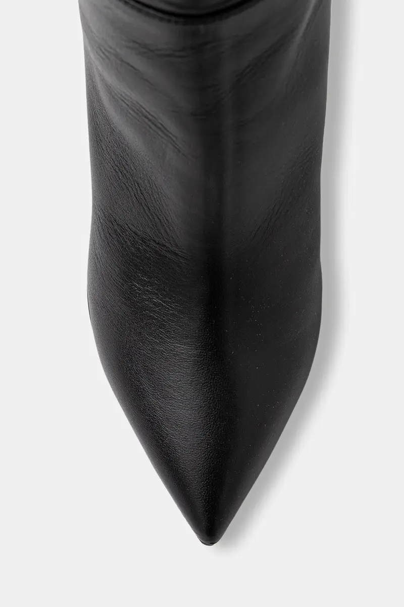 stivali in pelle donna colore nero SA26038M0NTE0000 miniatura 4