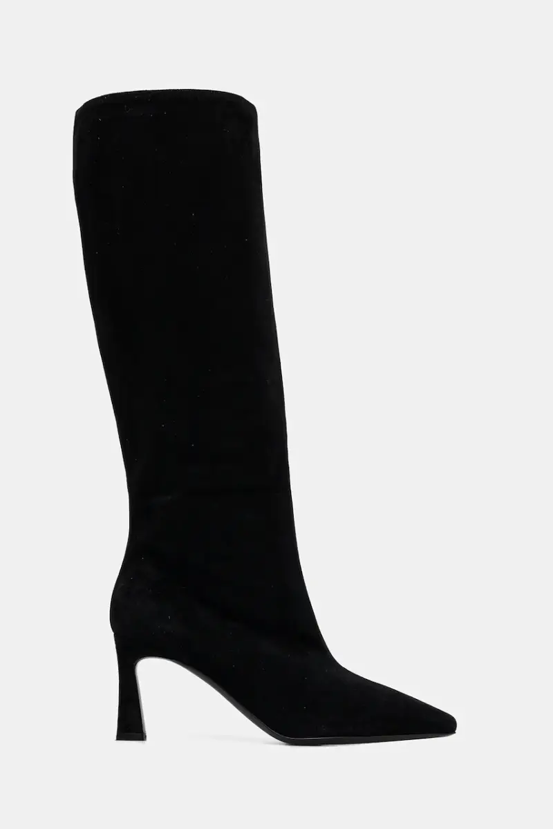 stivali in pelle scamosciata colore nero SA26077C0NTA0000 miniatura 2