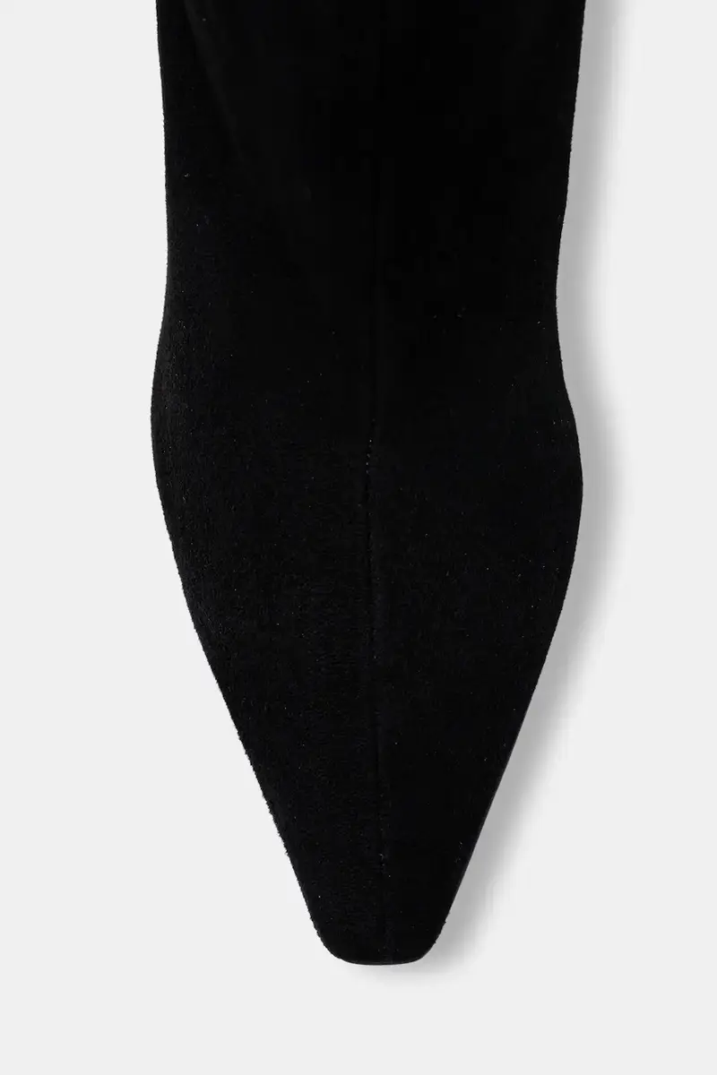 stivali in pelle scamosciata colore nero SA26077C0NTA0000 miniatura 4