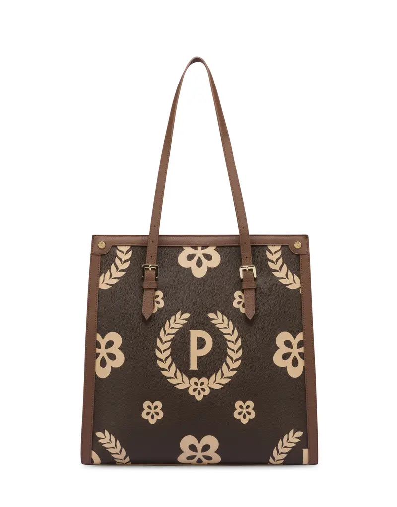 Tote bag Day-si! Heritage CREMA/MARRONE/MARRONE, Pollini