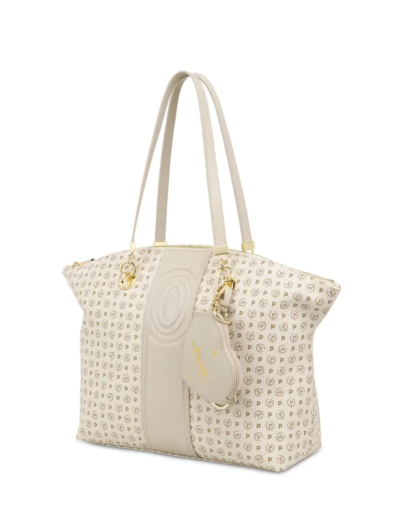 Tote bag Heritage 70 AVORIO/AVORIO., Pollini Bianco miniatura 2