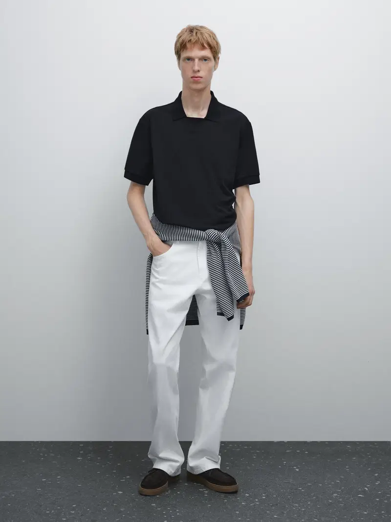 Massimo Dutti Polo Blu 2060648