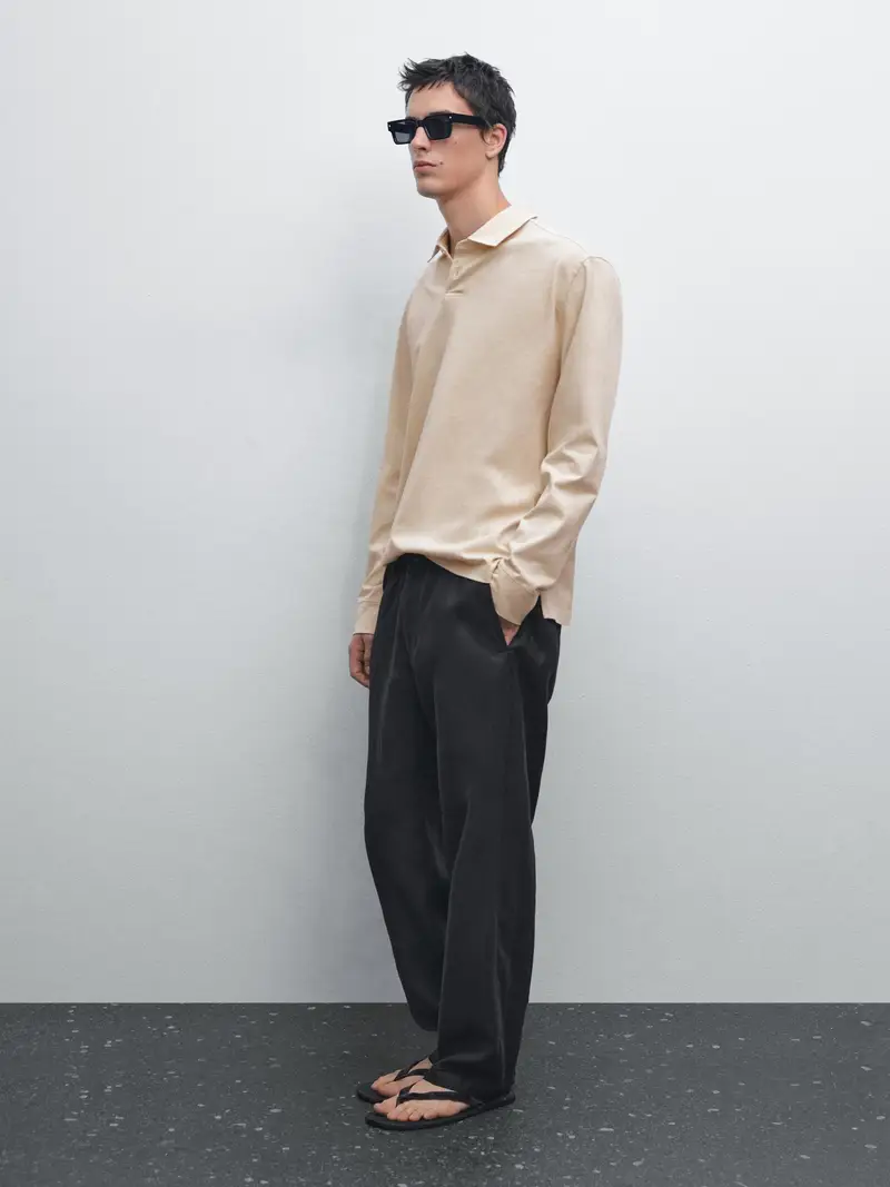 Massimo Dutti Polo Beige 2011311