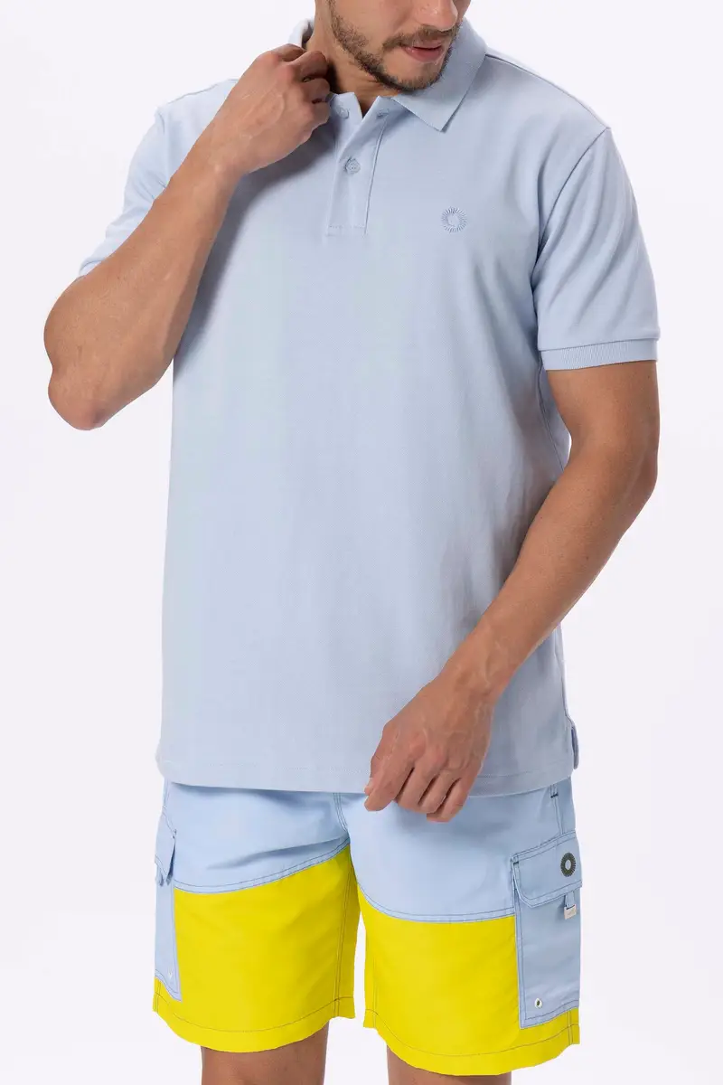 POLO IN PIQUET RYAN | Colore: Light Blu | Taglia: XXL