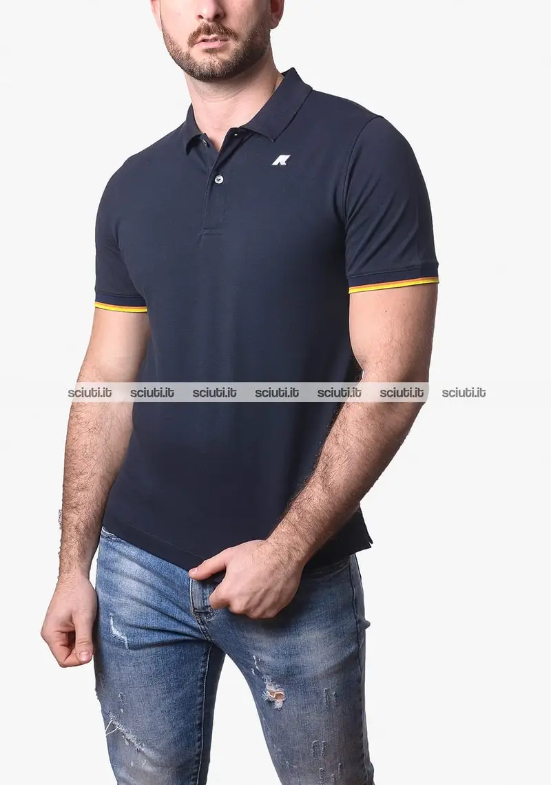KWAY Polo Uomo Blu 2086320