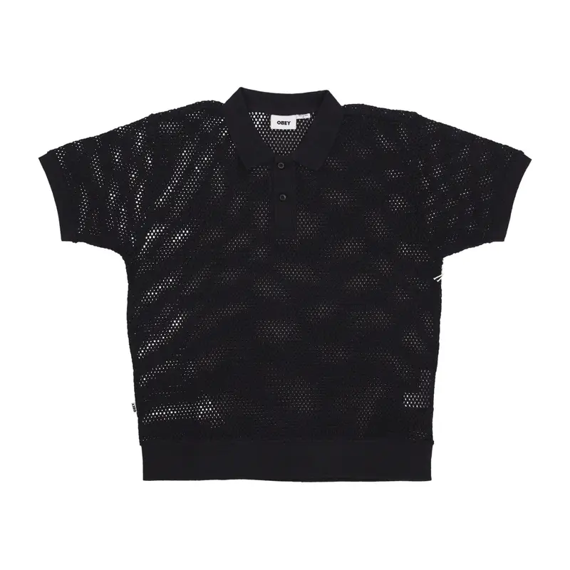 Obey Polo Uomo Nero 1185452
