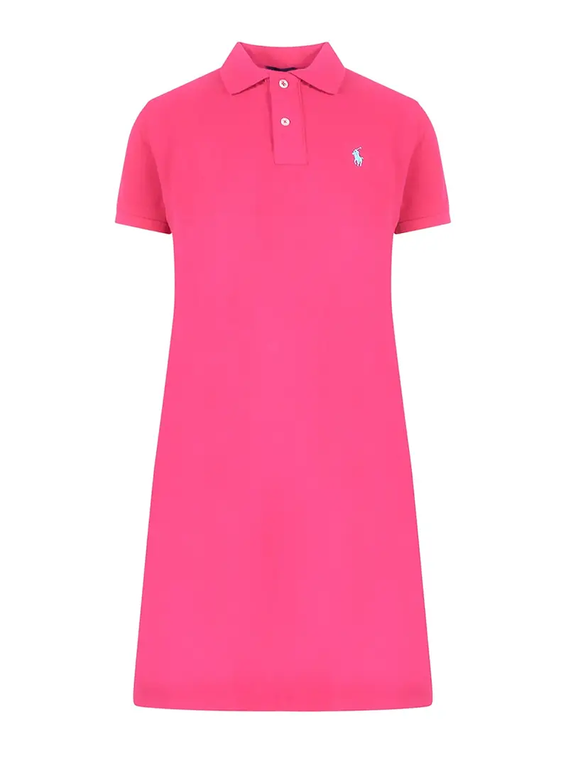 Abito in piquet Fucsia