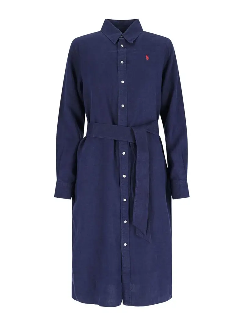 Abito Midi Chemisier Blu