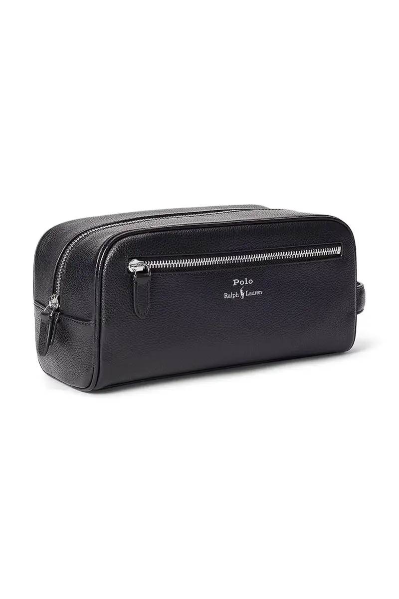 astuccio per trucchi in pelle colore nero 405966737 miniatura 2