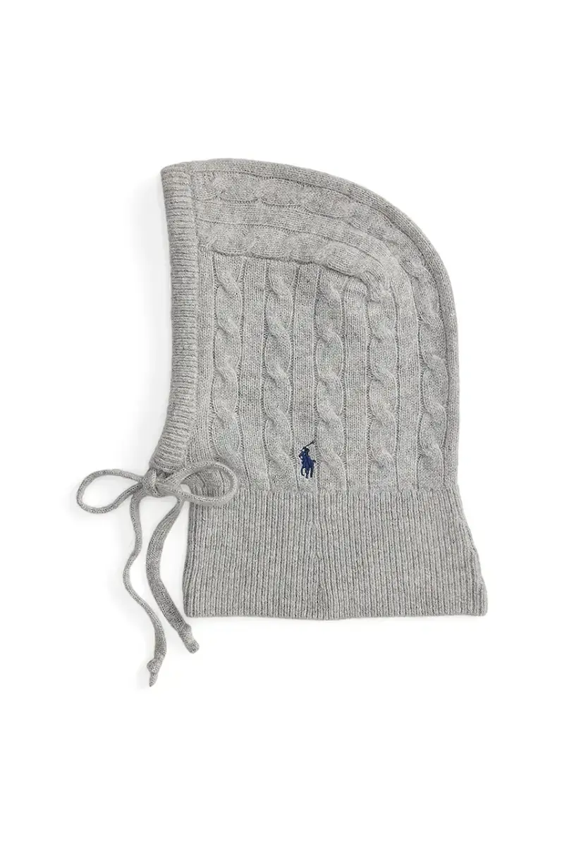 balaclava in lana colore grigio 455981427