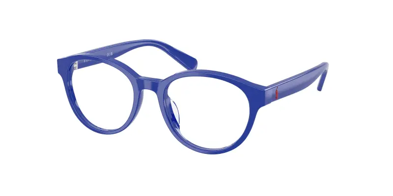 Bambino Polo Ralph Lauren PP8546U 6324 Montature da vista Acetato Blu Rotonda Normale