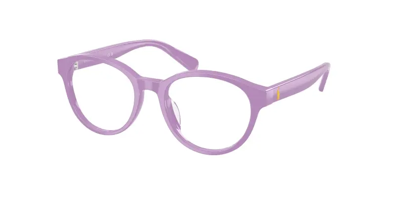 Bambino Polo Ralph Lauren PP8546U 6325 Montature da vista Acetato Viola Rotonda Normale