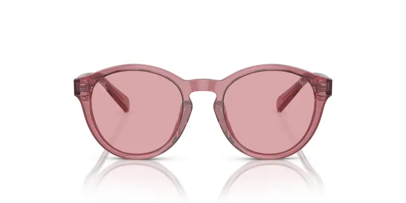 Bambino Polo Ralph Lauren PP9505U 522084 Occhiali da sole Acetato Rosa Rosa Rotonda Normale miniatura 3