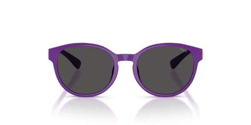 Bambino Polo Ralph Lauren PP9509U 632787 Occhiali da sole Iniettato Viola Grigio Pantos Normale miniatura 3