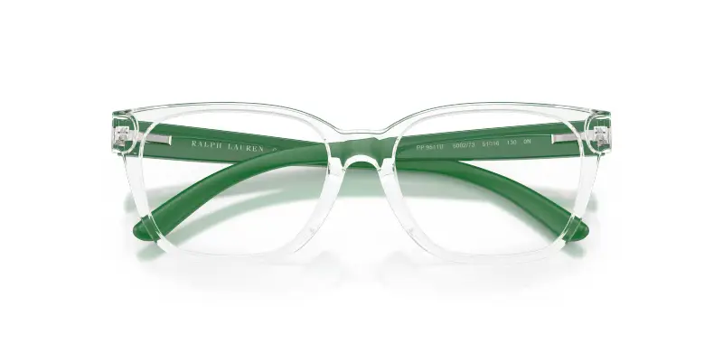 Bambino Polo Ralph Lauren PP9511U 500273 Occhiali da sole Iniettato Trasparente Trasparente Squadrata Normale miniatura 2