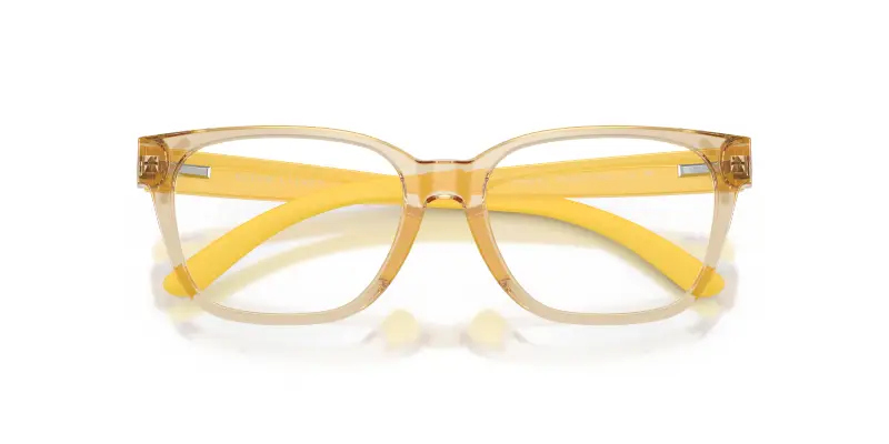 Bambino Polo Ralph Lauren PP9511U 575672 Occhiali da sole Iniettato Giallo Trasparente Squadrata Normale miniatura 2