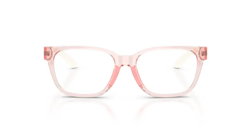 Bambino Polo Ralph Lauren PP9511U 62667N Occhiali da sole Iniettato Rosa Trasparente Squadrata Normale miniatura 3