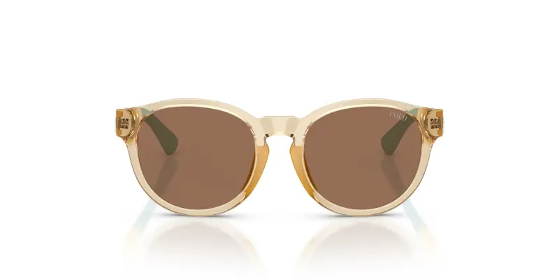 Bambino Polo Ralph Lauren PP9512U 575673 Occhiali da sole Iniettato Giallo Marrone Pantos Normale miniatura 3