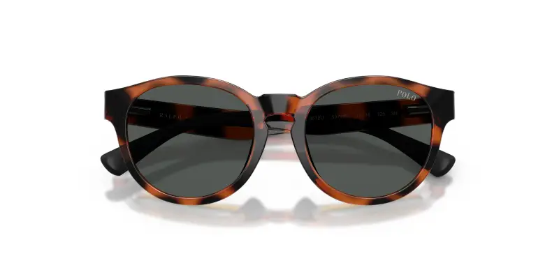 Bambino Polo Ralph Lauren PP9512U 597487 Occhiali da sole Iniettato Tartaruga Grigio Pantos Normale miniatura 2