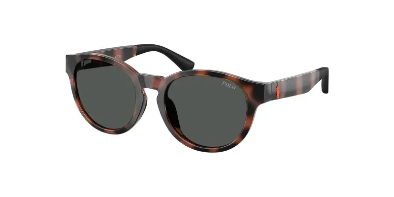 Bambino Polo Ralph Lauren PP9512U 597487 Occhiali da sole Iniettato Tartaruga Grigio Pantos Normale