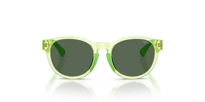 Bambino Polo Ralph Lauren PP9512U 636571 Occhiali da sole Iniettato Verde Verde Pantos Normale miniatura 3