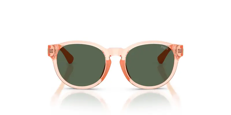 Bambino Polo Ralph Lauren PP9512U 636671 Occhiali da sole Iniettato Rosa Verde Pantos Normale miniatura 3