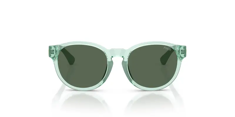 Bambino Polo Ralph Lauren PP9512U 636771 Occhiali da sole Iniettato Verde Verde Pantos Normale miniatura 3
