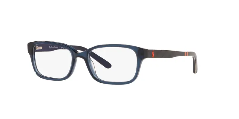 Bambino PP8520 5852 Montature da vista Acetato Blu Trasparente Squadrata Normale