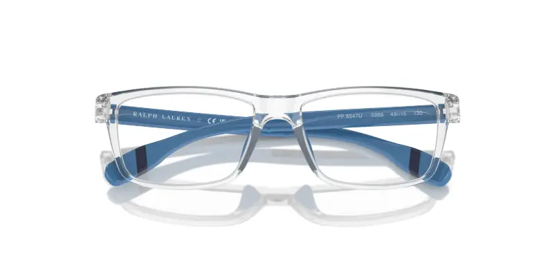 Bambino PP8547U 5869 Montature da vista Iniettato Trasparente Trasparente Squadrata Normale miniatura 2