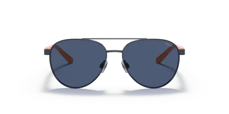 Polo Ralph Lauren Bambino PP9001 925980 Occhiali da sole Metallo Blu Blu Pilot Normale miniatura 2