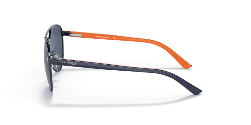 Polo Ralph Lauren Bambino PP9001 925980 Occhiali da sole Metallo Blu Blu Pilot Normale miniatura 3