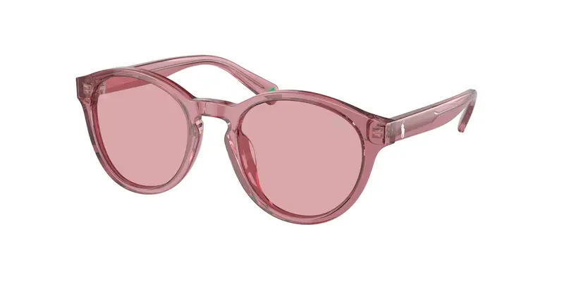 Polo Ralph Lauren Bambino PP9505U  522084 Occhiali da sole Acetato Rosa Rosa Rotonda Normale