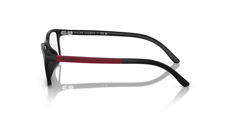 Polo Ralph Lauren Bambino PP9506U 594480 Occhiali da sole Iniettato Nero Marrone Squadrata Normale miniatura 3