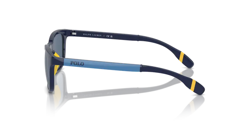 Polo Ralph Lauren Bambino PP9507U 562080 Occhiali da sole Iniettato Blu Blu Pillow Normale miniatura 3
