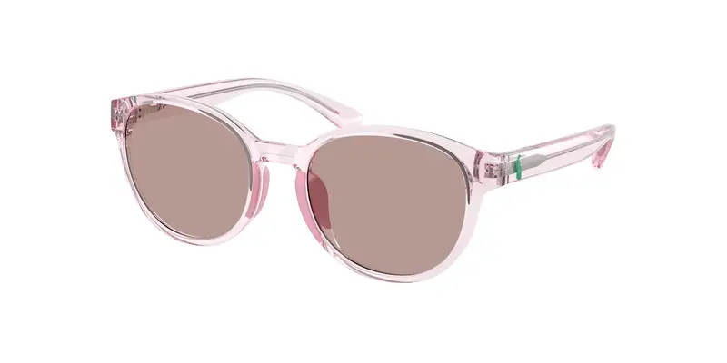 Polo Ralph Lauren Bambino PP9509U  61937N Occhiali da sole Iniettato Rosa Marrone Pantos Normale