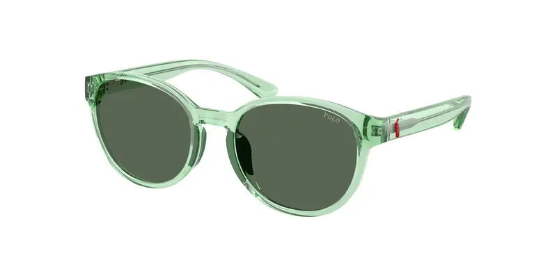 Polo Ralph Lauren Bambino PP9509U 625071 Occhiali da sole Iniettato Verde Verde Pantos Normale