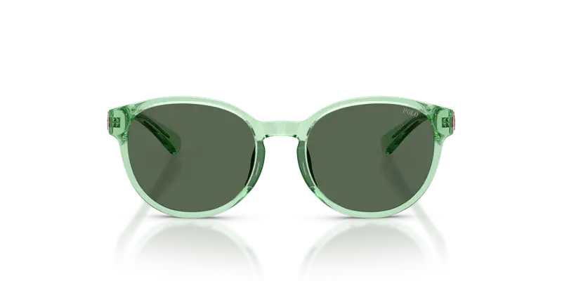 Polo Ralph Lauren Bambino PP9509U 625071 Occhiali da sole Iniettato Verde Verde Pantos Normale miniatura 2