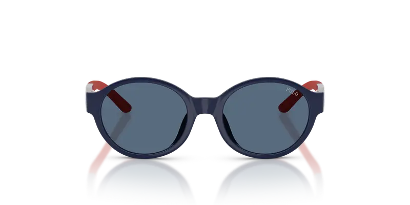 Polo Ralph Lauren Bambino PP9510U 562080 Occhiali da sole Iniettato Blu Blu Rotonda Normale miniatura 2