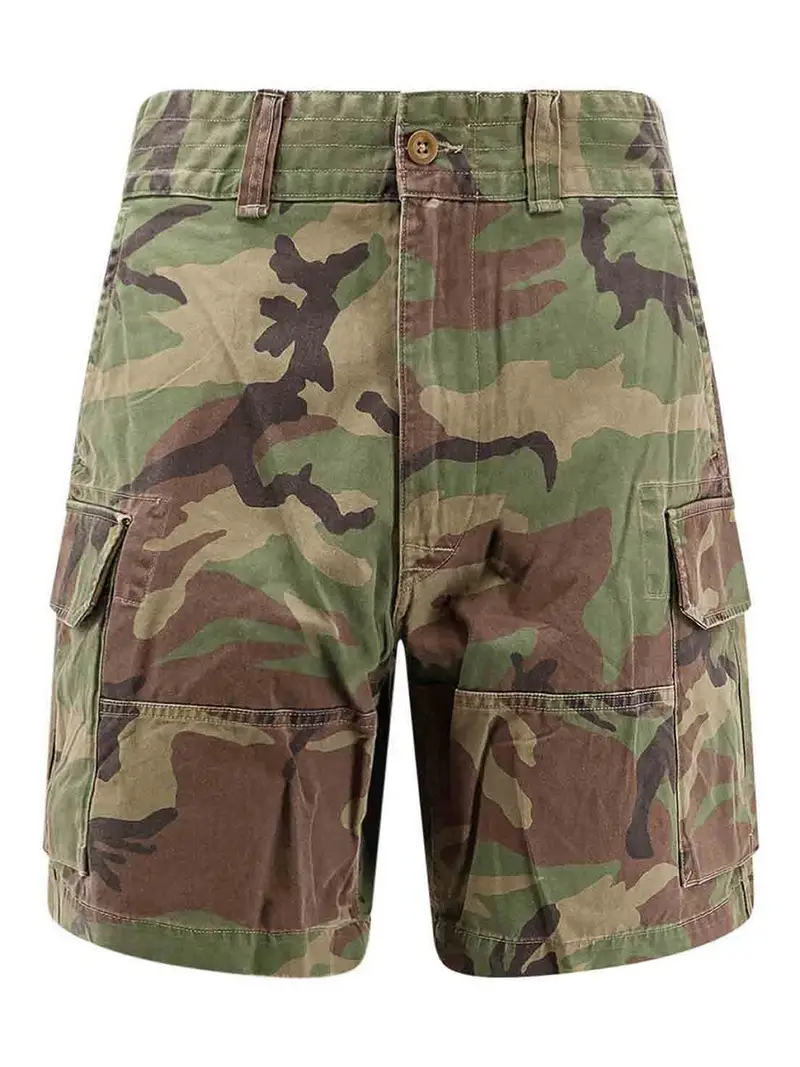 Polo Ralph Lauren Bermuda In Cotone Camouflage Multicolore