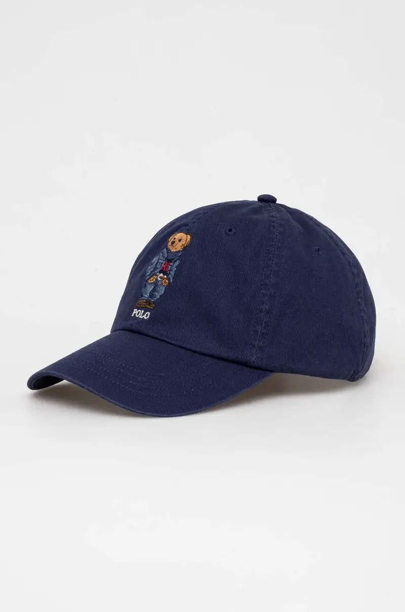 berretto da baseball in cotone Blu navy