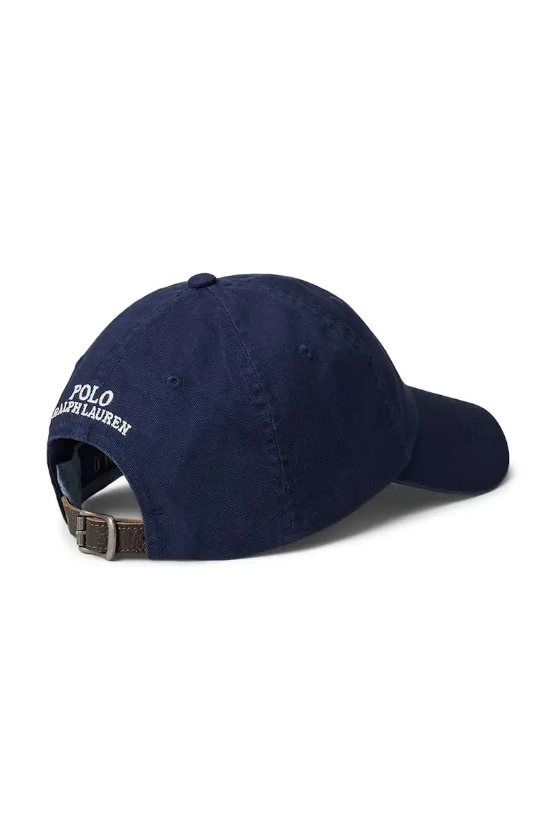 berretto da baseball in cotone Cls Sprt colore blu navy con applicazione 710972684 miniatura 2