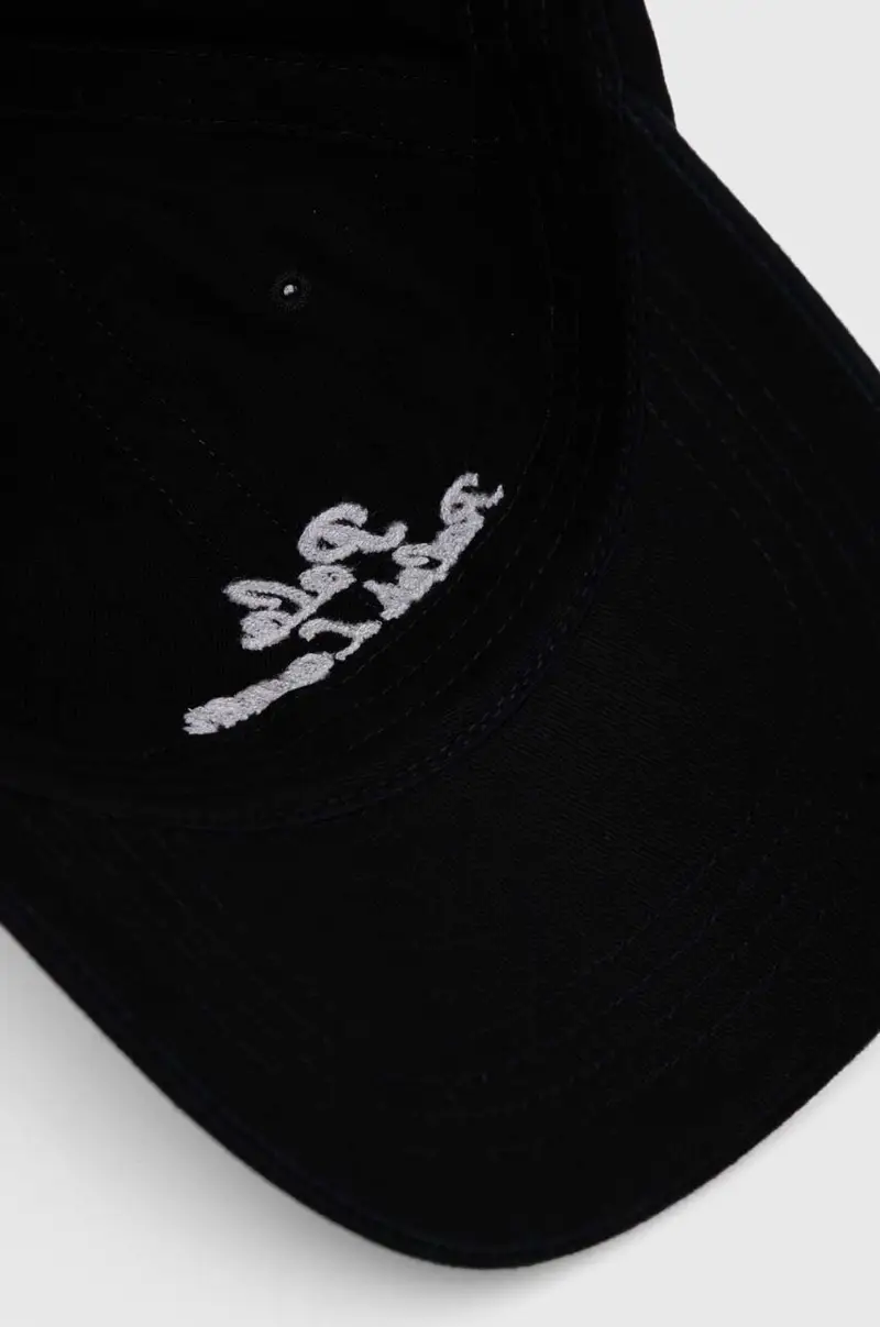berretto da baseball in cotone colore nero con applicazione 211954882 miniatura 4