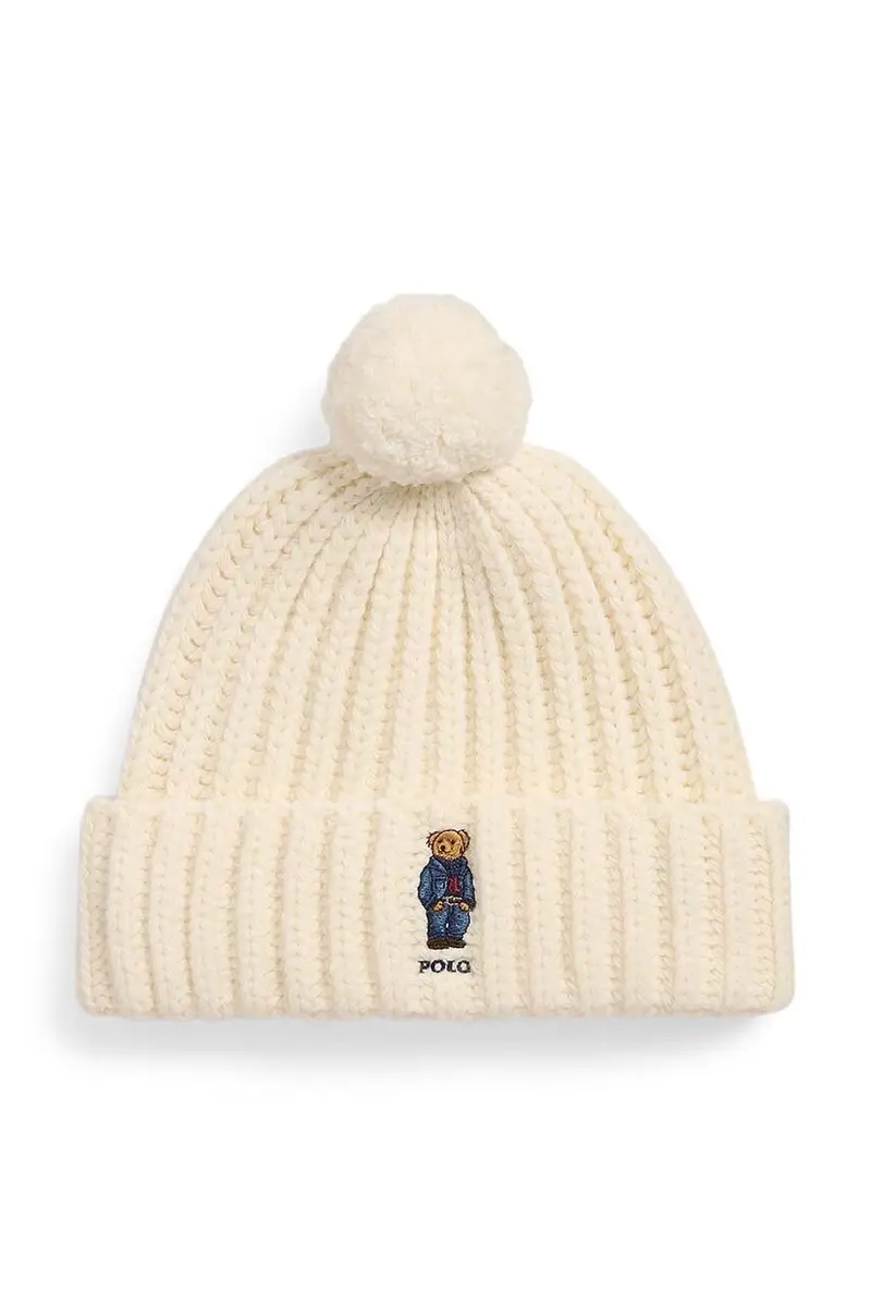 berretto in lana colore beige 455931876